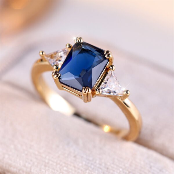 Sapphire Blue Ring