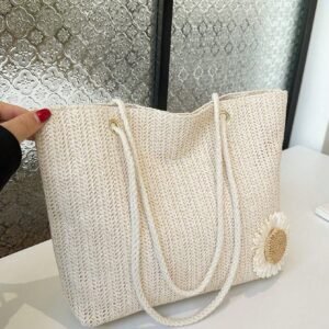 Korean Woven Tote Bag