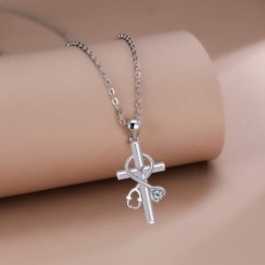 Stethoscope Cross Necklace