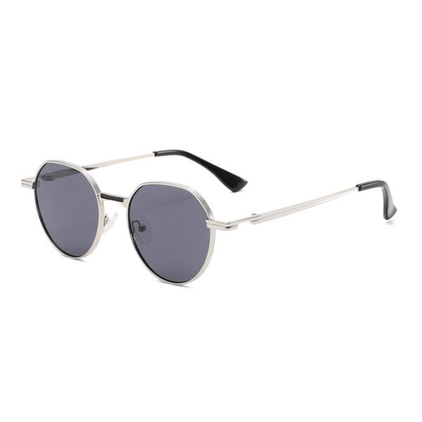 Round Metal Sunglasses UV400 Sunglasses - Image 5