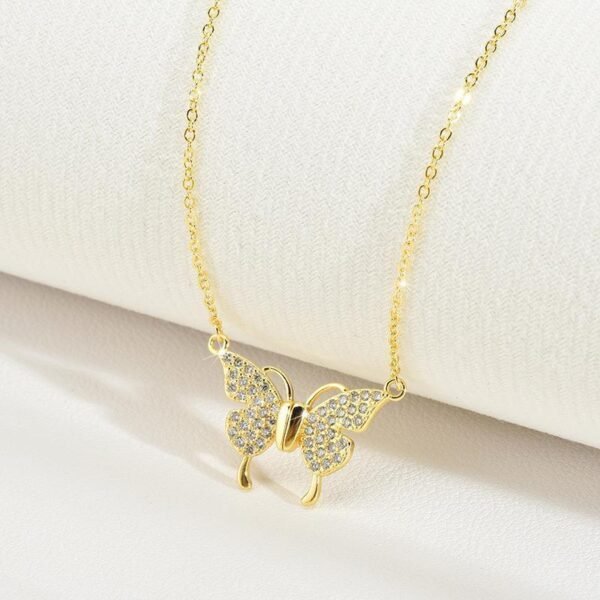Women's Butterfly Titanium Steel Clavicle Necklace - Image 6
