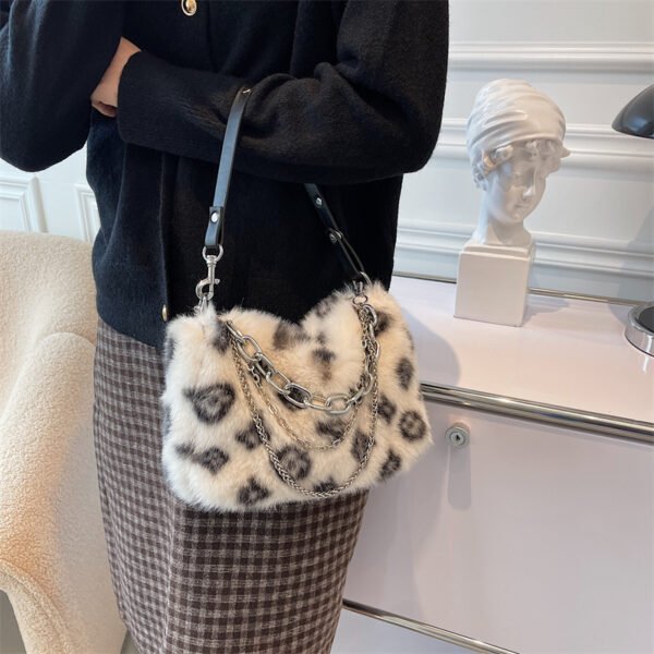 Plush Baguette Bag