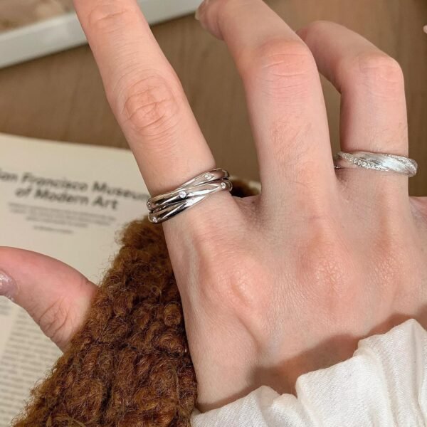 Sterling Silver Trinity Ring
