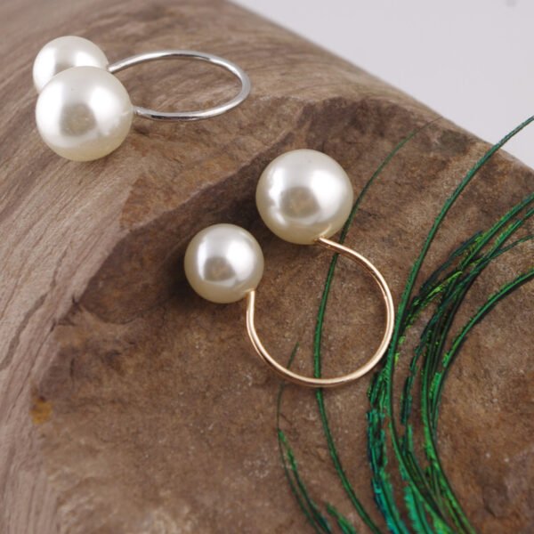 Adjustable Pearl Ring
