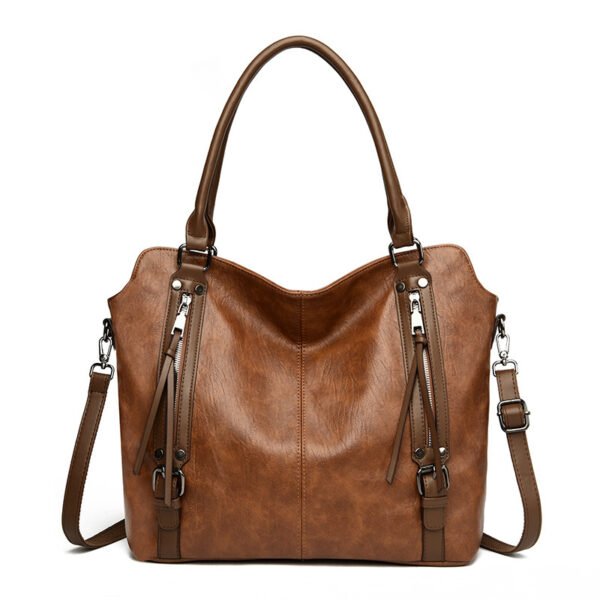 Women's Large Capacity PU Shoulder Messenger Bag - Image 7