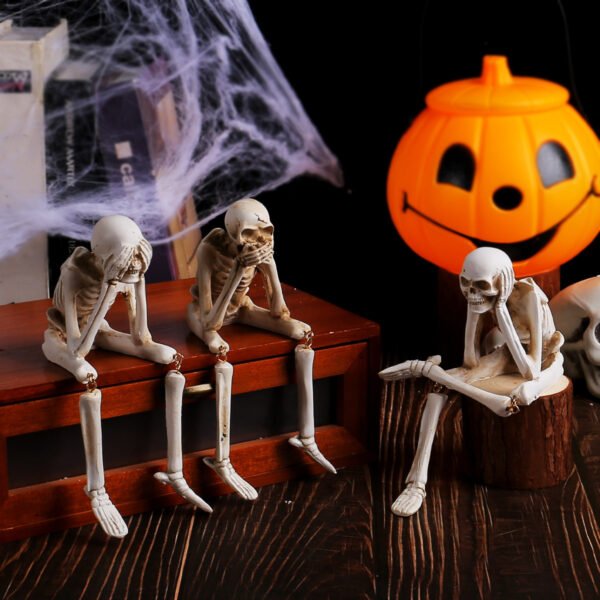 Halloween Skull Resin Ghost Festival Ornaments - Image 10