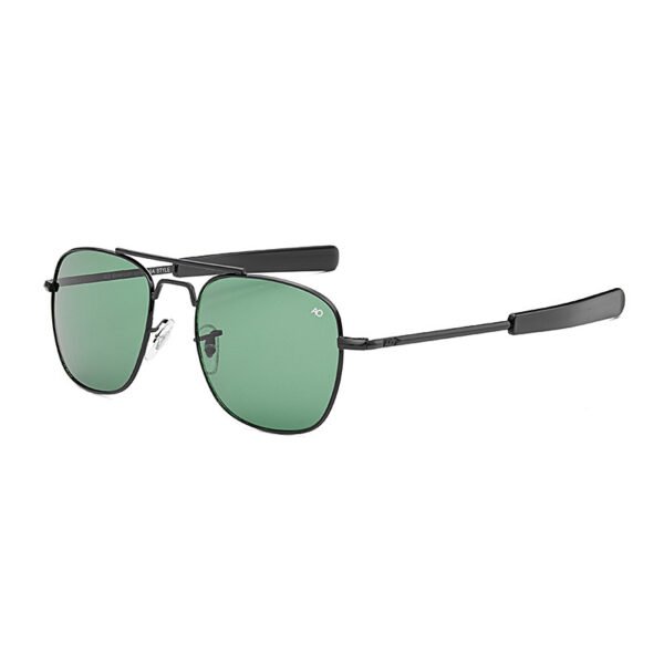 Men's European and American AO Metal Glass Square Sunglasses - Image 3
