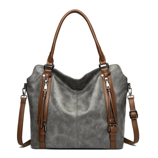 Women's Large Capacity PU Shoulder Messenger Bag - Image 5