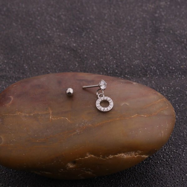 Women's Micro Zircon Helix Ear Bone Studs - Image 2