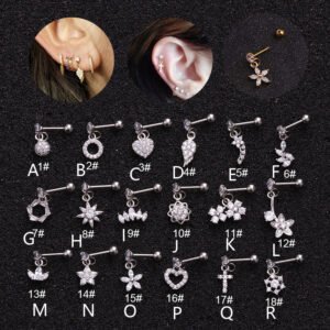 Zircon Helix Piercing