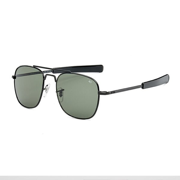 Men's European and American AO Metal Glass Square Sunglasses - Image 6