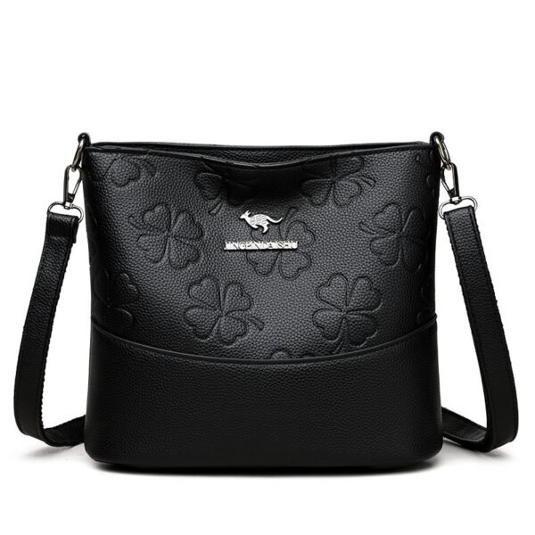 Women's Multi-Layer PU Large Capacity Bucket Bag - Image 5