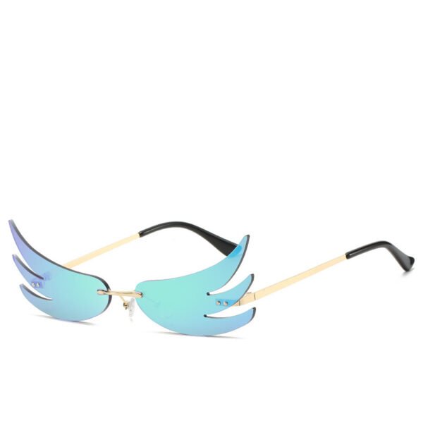 Flame sunglasses reflective sunglasses - Image 2