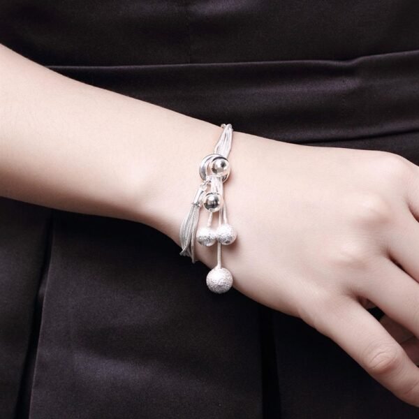 Fashion Jewelry Small O Hanging Sand Light Bead Bracelet - Image 5