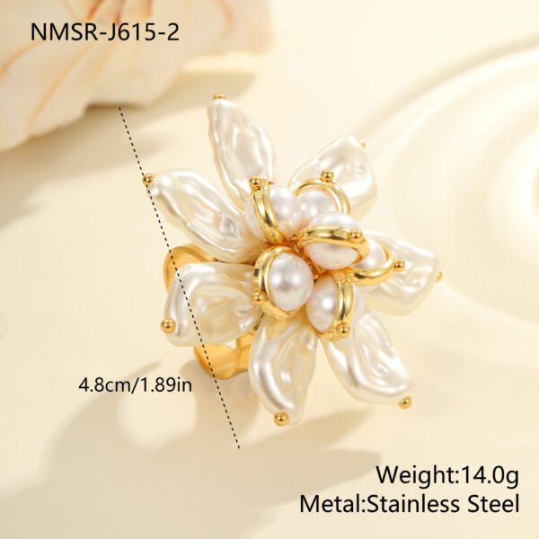 Flower Adjustable Ring