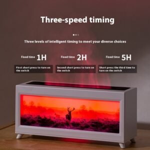 Elk Colorful Flame Aroma Diffuser Atmosphere Light Humidifier
