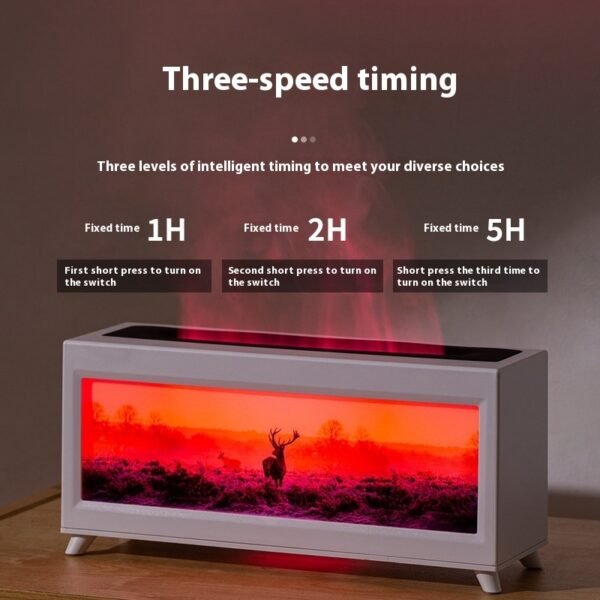 Elk Colorful Flame Aroma Diffuser Atmosphere Light Humidifier