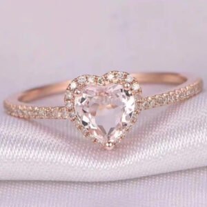 Crystal Heart Ring
