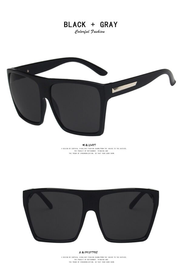 Large Rim Sunglasses Personalized Sunglasses - Image 8