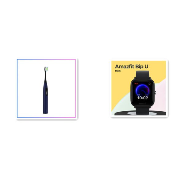Electric Toothbrush Watch Set