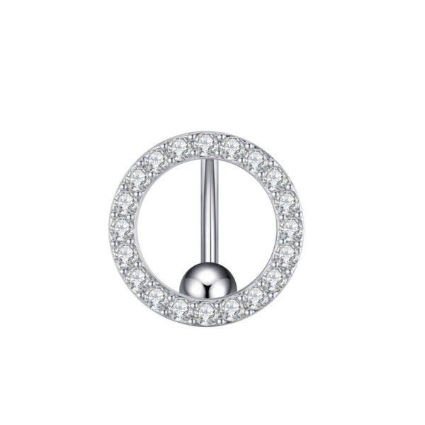 Women's Butterfly Star Zircon Navel Ring - Image 5