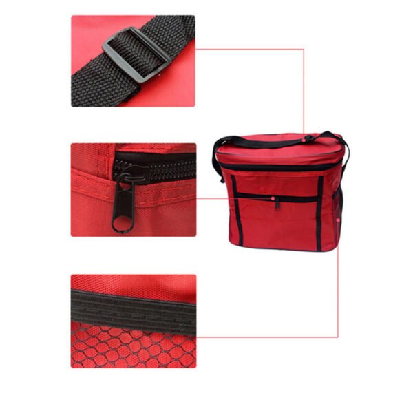 Portable Oxford Cloth Insulated Picnic Cooler Bag - Image 2