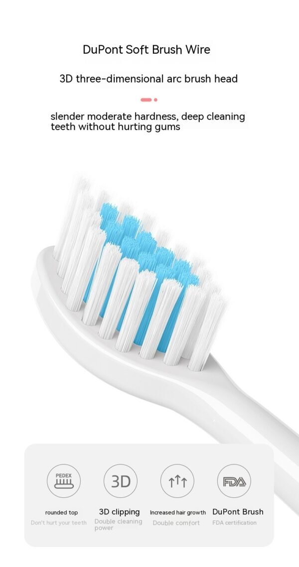 Rechargeable Waterproof Sonic Electric Toothbrush - Image 2