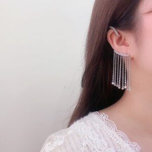 Women's Ear-hook Net Celebrity Hipster Ear Clips Without Ear Piercings