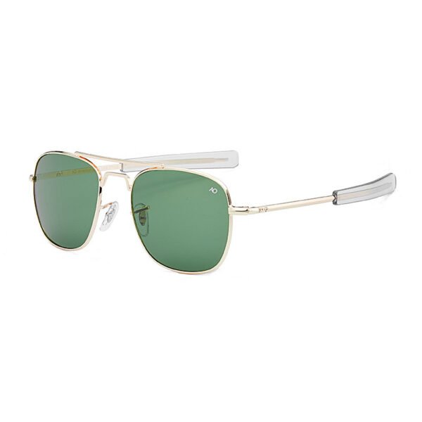 Men's European and American AO Metal Glass Square Sunglasses - Image 8