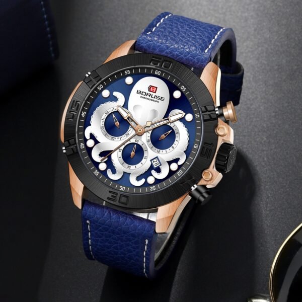 Men's Octopus Waterproof Luminous Quartz Watch - Image 4