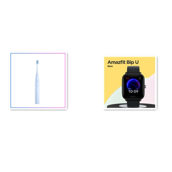 Electric Toothbrush Watch Set