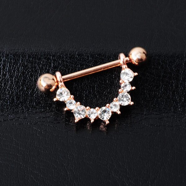 Nipple Ring U-shaped Diamond Nipple Ring Ornament Accessories - Image 10