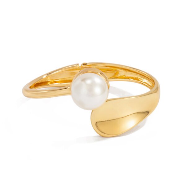 Ornament Irregular Fashion Pearl Bracelet Fashion Open Bracelet For Women - Image 3