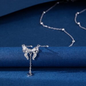 Butterfly Heart Necklace
