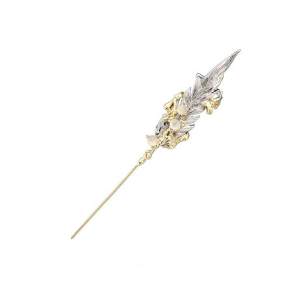Wing Geometric Alloy Ear Stud Piercing - Image 2