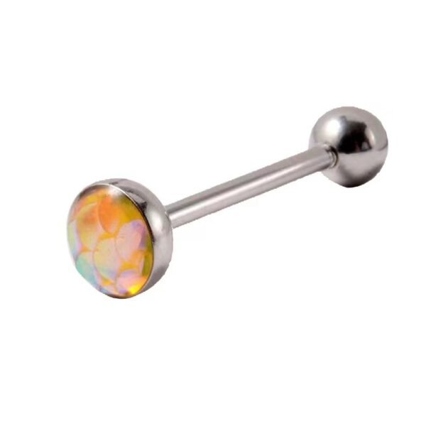 Unisex Fish Scale Gradient Tongue Piercing - Image 4