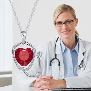 Stethoscope Wing Necklace