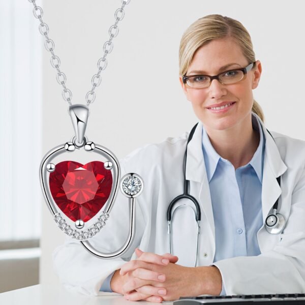 Stethoscope Wing Necklace