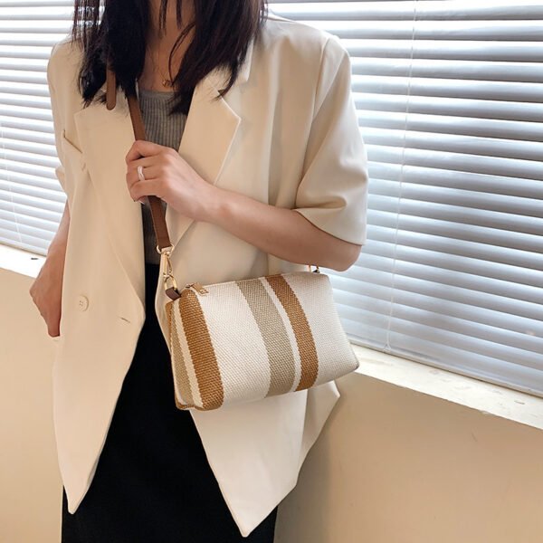 Women's Urban Simplicity Contrast Color Tote Bag - Image 3