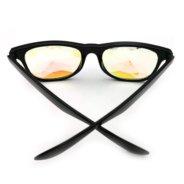 Rice Nail Glass Faceted Kaleidoscope Glasses Dance Bar Photo Props Glasses - Image 5