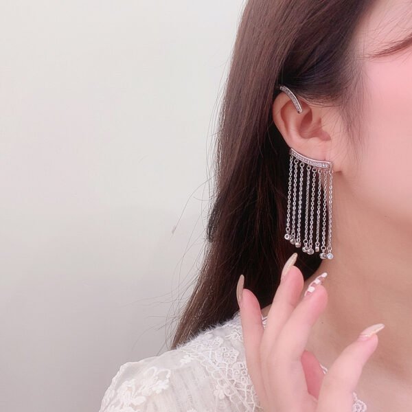 Women's Ear-hook Net Celebrity Hipster Ear Clips Without Ear Piercings - Image 2