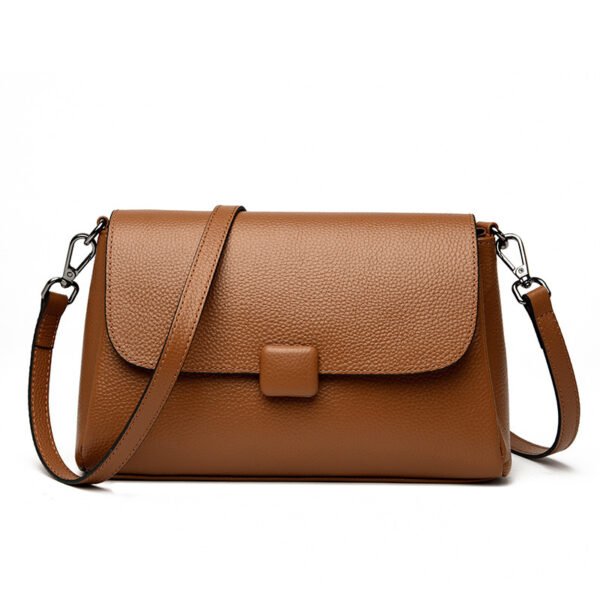Women's Cowhide Leather All-Match Shoulder Bag - Image 3