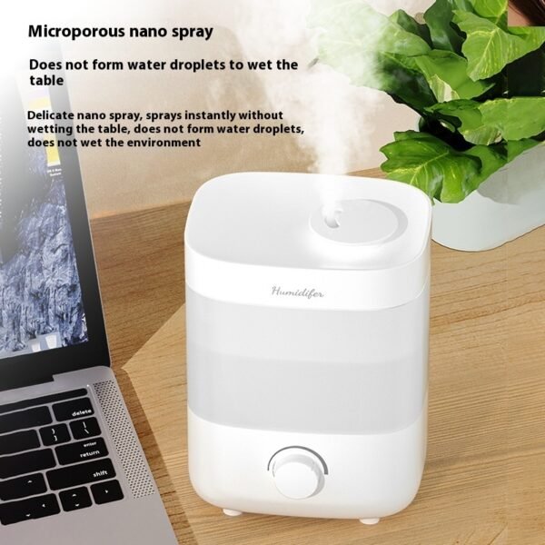 Cross-border New Arrival 2L Large Capacity Fog Double Spout Humidifier Usb Household Mute Night Light Air Atomizing Hydrating - Image 3