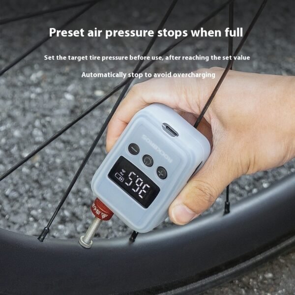 Portable Road Mountain Bike Electric Inflator - Image 4