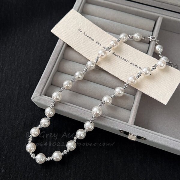 Women's Light Luxury Pearl Clavicle Necklace - Image 5