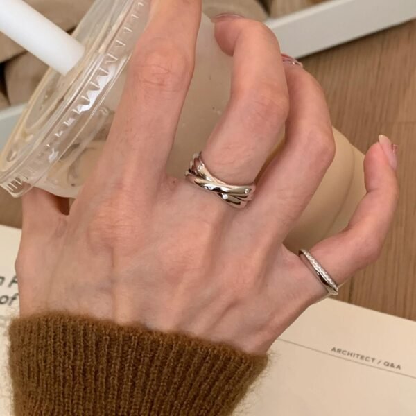 Sterling Silver Trinity Ring