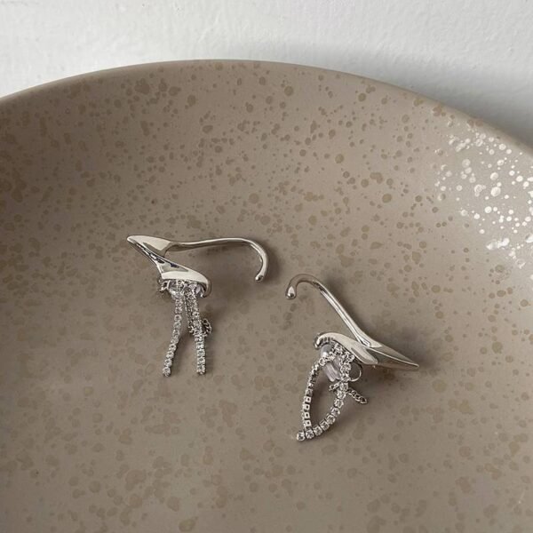 Elf Ears Tassel Earrings Piercings Without Ear Clips - Image 4