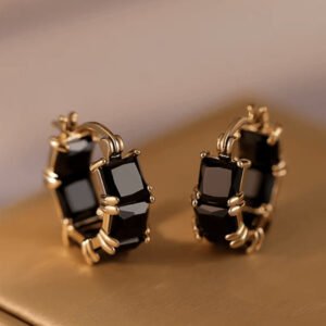 Zircon Geometric Earrings