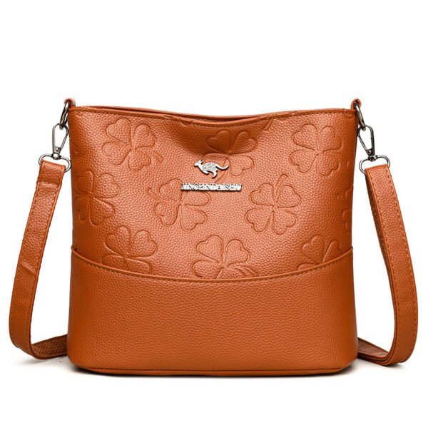 Women's Multi-Layer PU Large Capacity Bucket Bag - Image 10