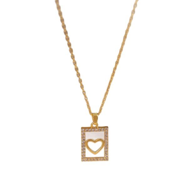 Minimal Heart Necklace